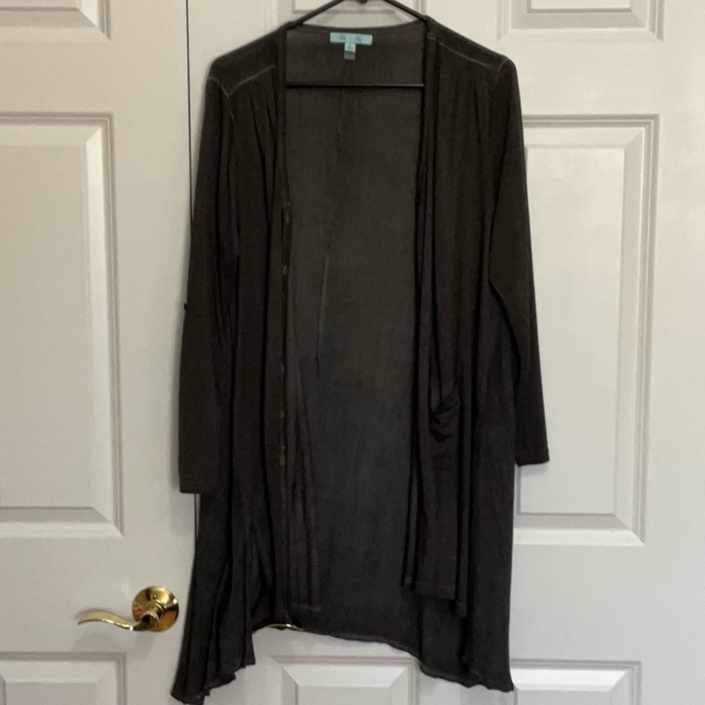 She + Sky Button Front Cardigan/Kimono